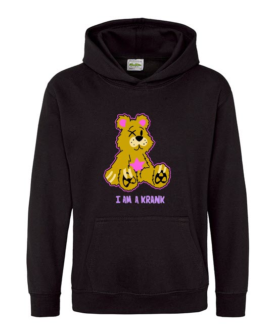 LIMITED EDITION - JUNIOR GOLD SHIMMER BEAR SIT DOWN HOODIE