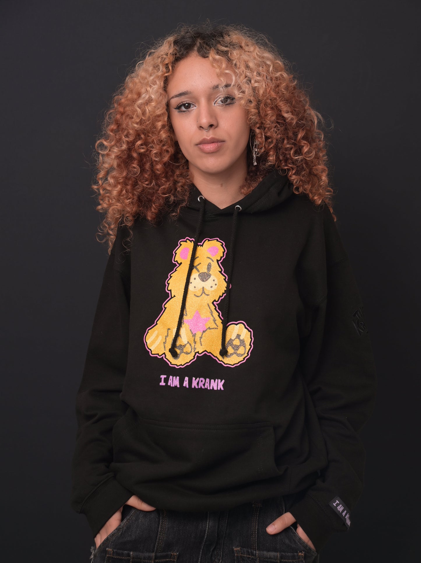 LIMITED EDITION - ADULTS GOLD SHIMMER SIT DOWN HOODIE