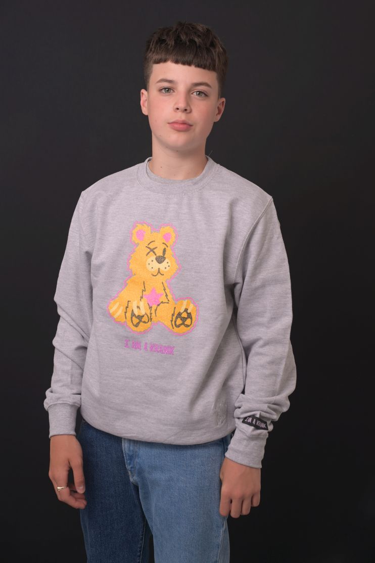 JUNIOR GOLD BEAR SIT DOWN JUMPER