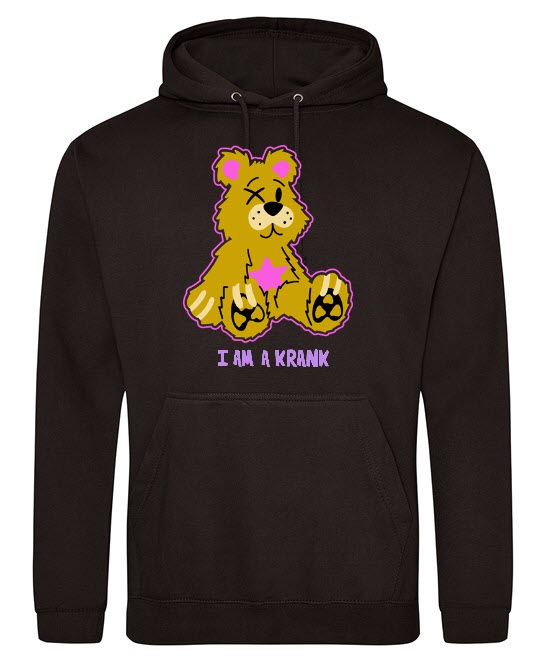 LIMITED EDITION - JUNIOR GOLD SHIMMER BEAR SIT DOWN HOODIE