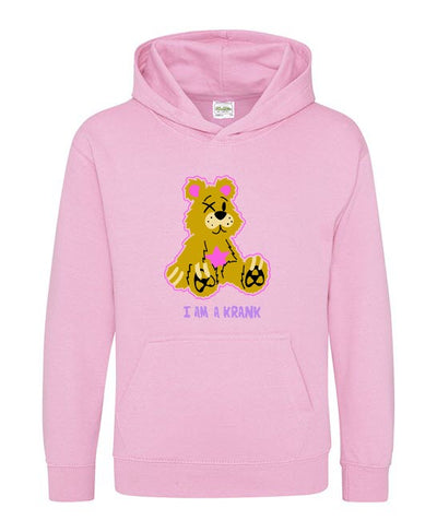 LIMITED EDITION - JUNIOR GOLD SHIMMER BEAR SIT DOWN HOODIE