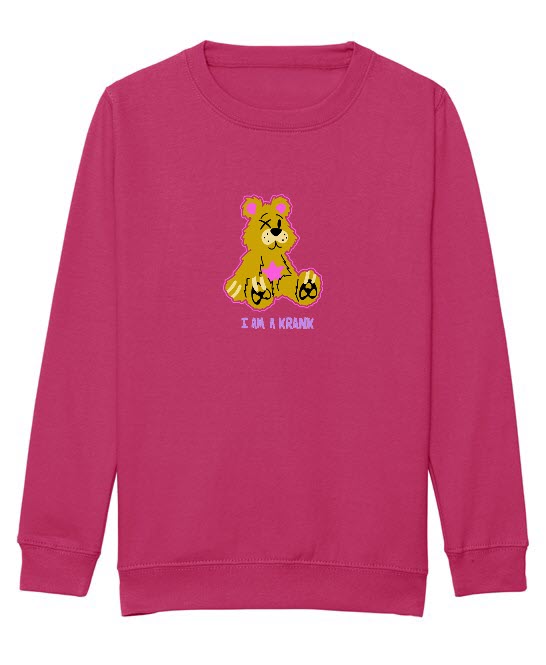 LIMITED EDITION - JUNIOR GOLD SHIMMER SIT DOWN BEAR JUMPER