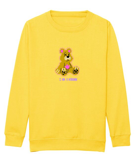 LIMITED EDITION - JUNIOR GOLD SHIMMER SIT DOWN BEAR JUMPER