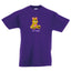LIMITED EDITION - JUNIOR GOLD SHIMMER SIT DOWN BEAR T SHIRT